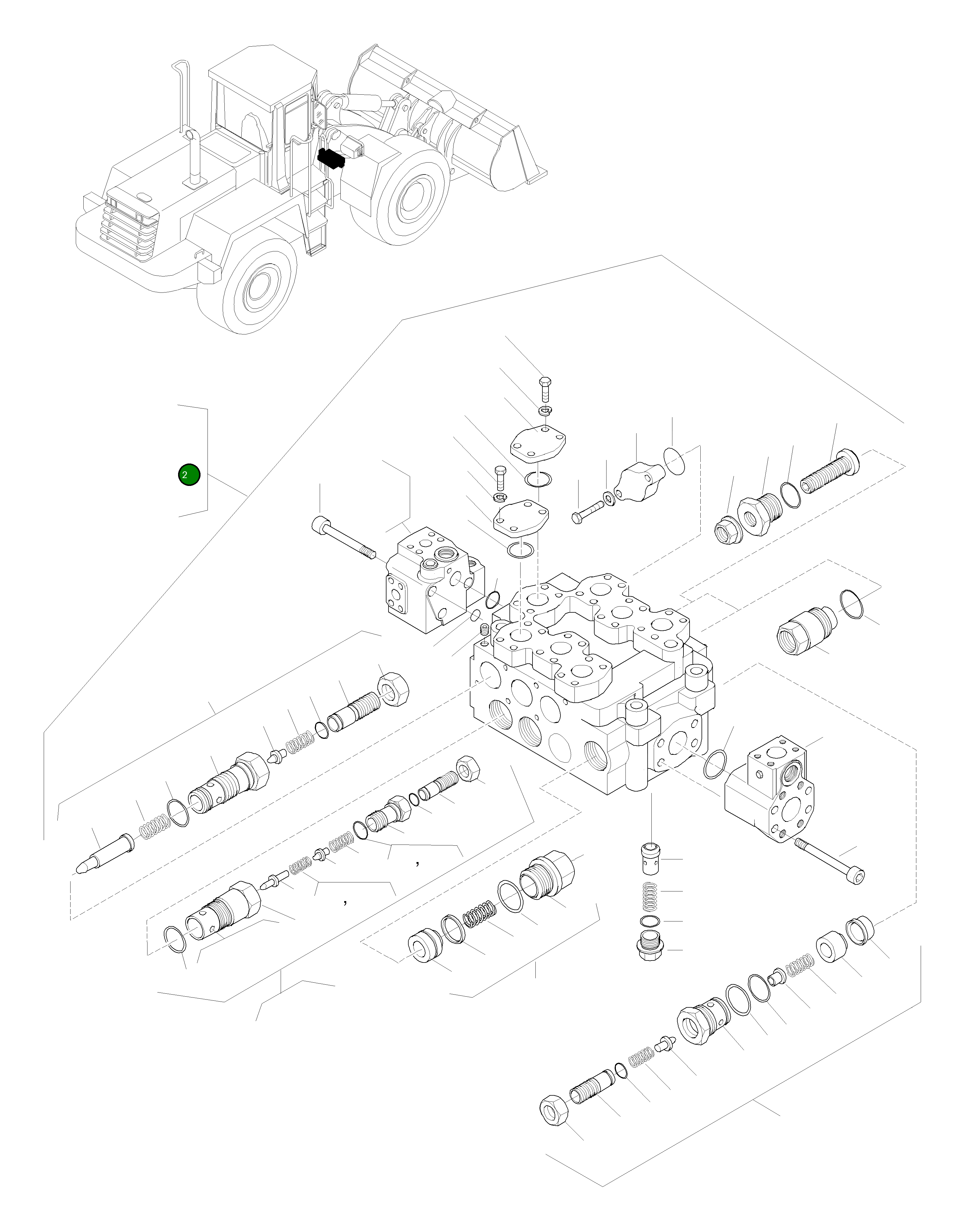 Управляющий клапан 423-876-H120 Komatsu