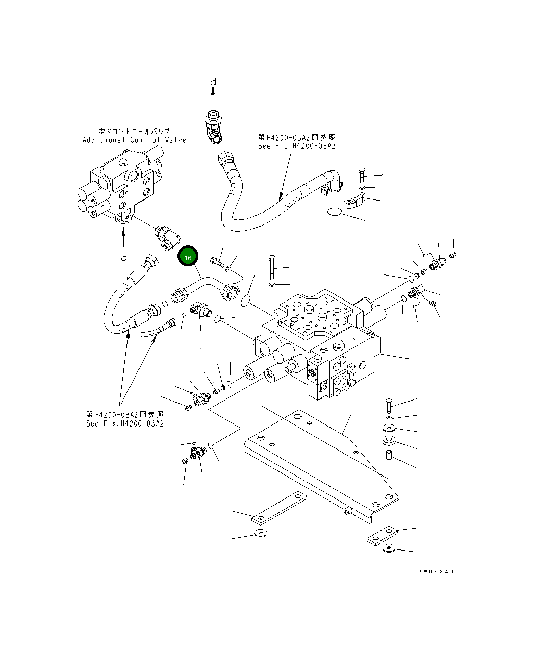 Трубка 423-V88-3420 Komatsu