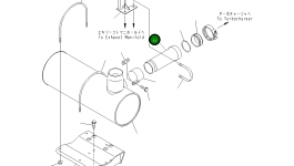 Трубка 6743-11-5710 Komatsu
