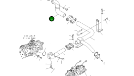 Трубка 198-60-61111 Komatsu