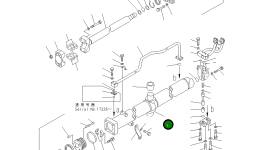 Цилиндр 195-63-22141 Komatsu