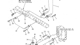 Трубка 21T-62-82110 Komatsu