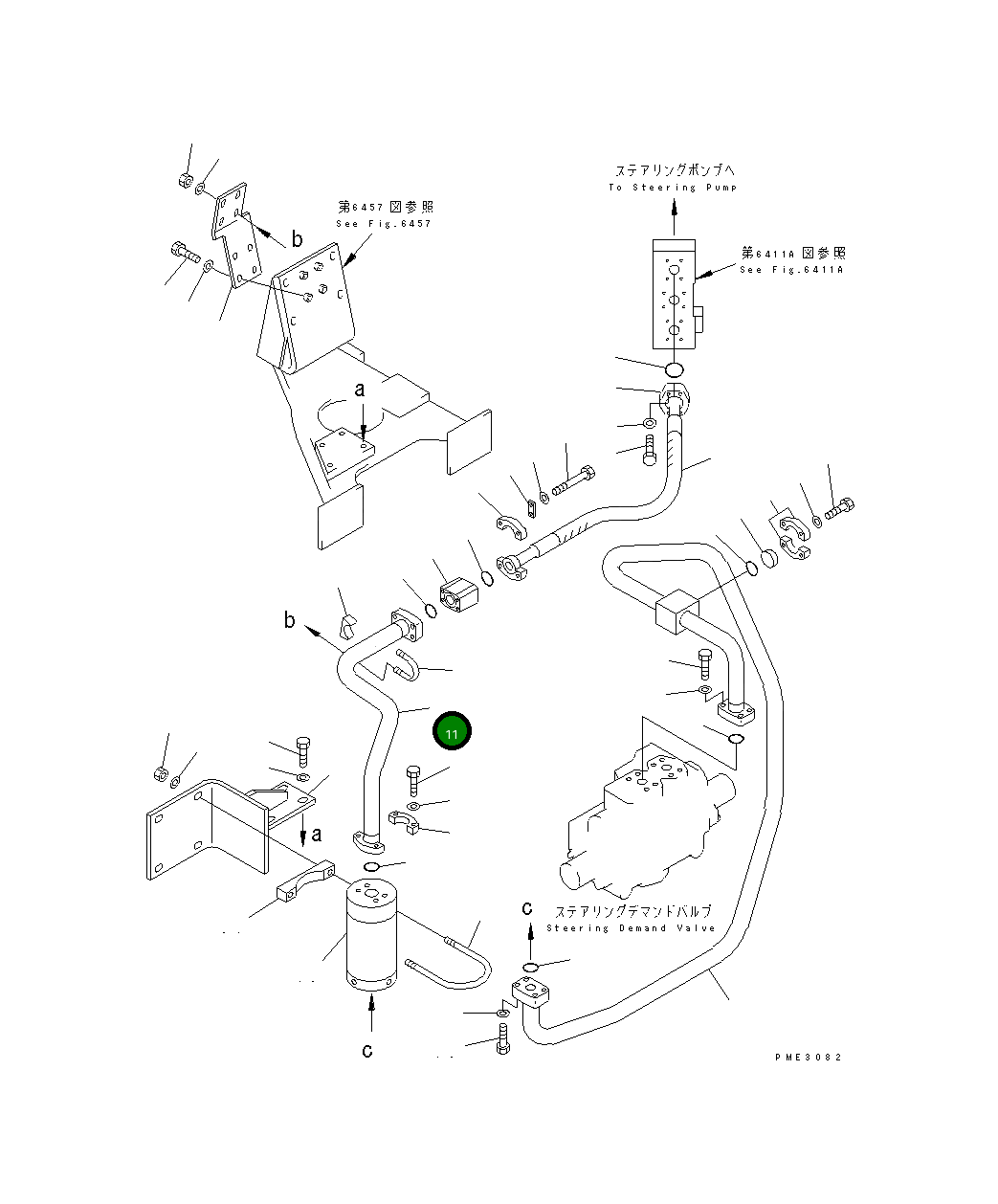 Трубка 426-N34-1110 Komatsu