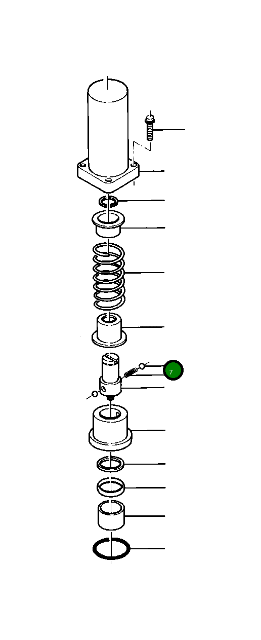Фиксирующий шарик 17 010 R1 Komatsu
