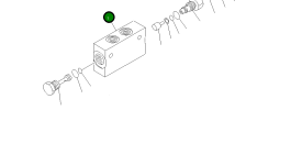 Чёрная заглушка X25-0711860 Komatsu
