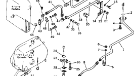 Трубка 141-62-54130 Komatsu
