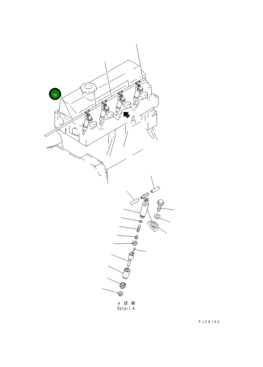 Трубка 07270-40429 Komatsu