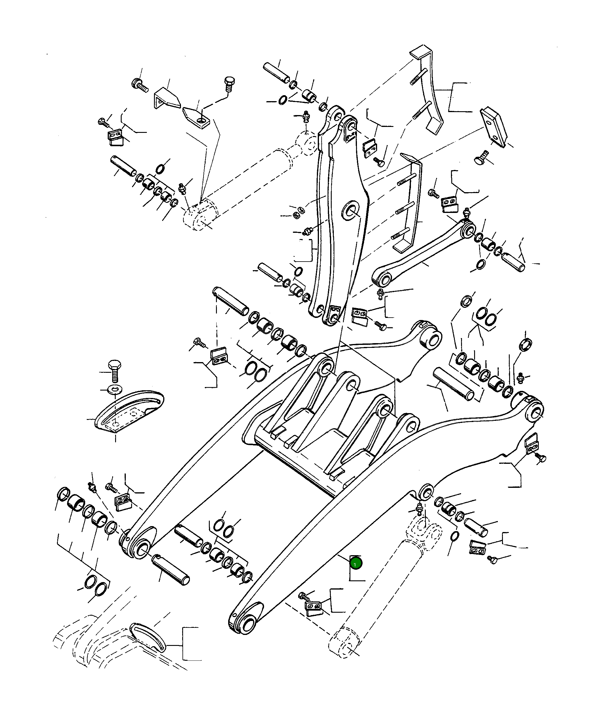 Стрела 4200141M91 Komatsu