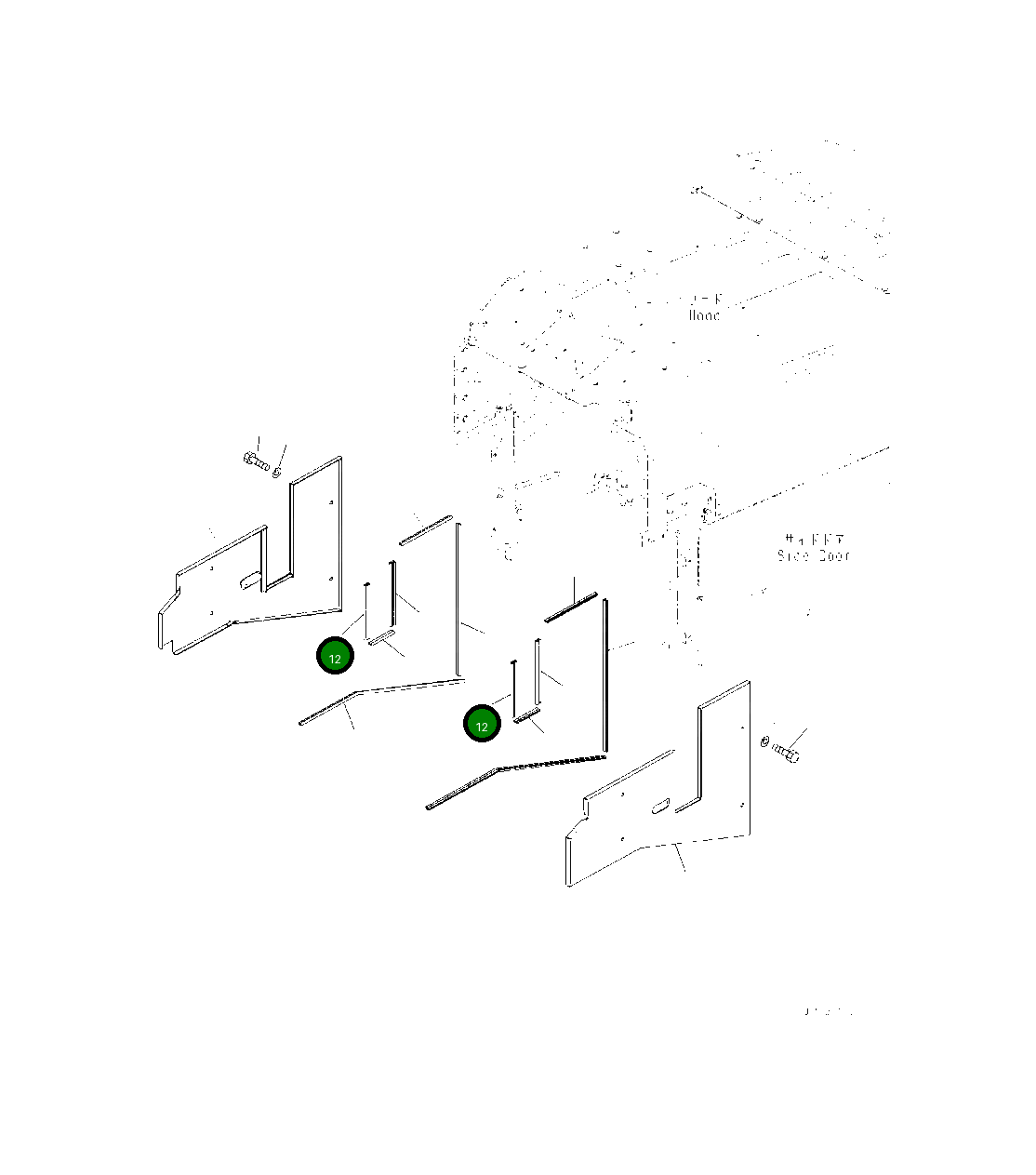 Уплотнение 425-54-57171 Komatsu