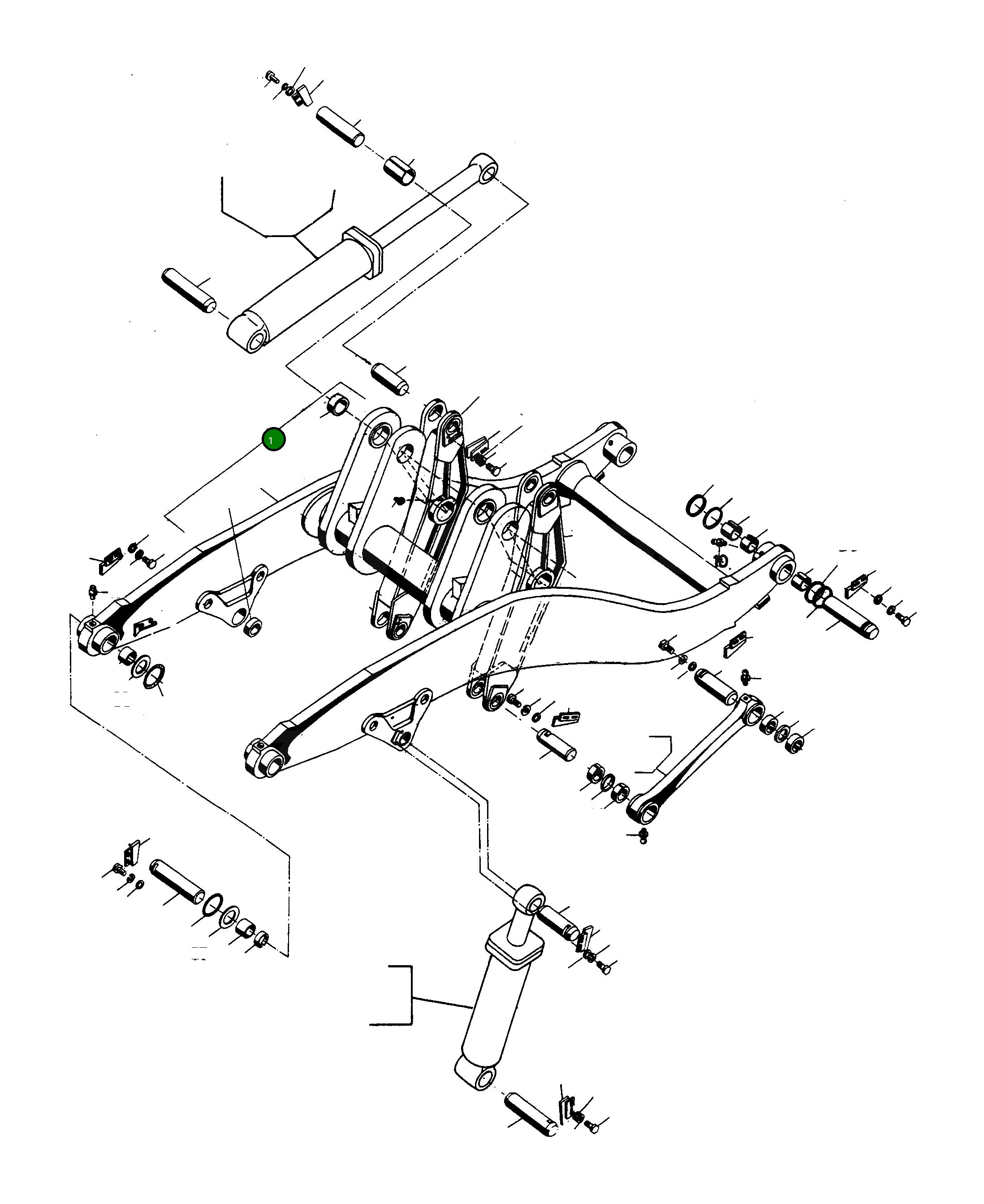 Стрела 2949376M91 Komatsu