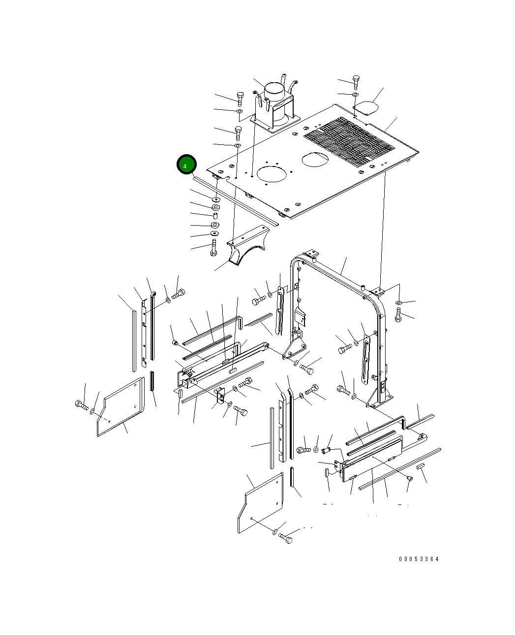 Уплотнение 423-54-48421 Komatsu