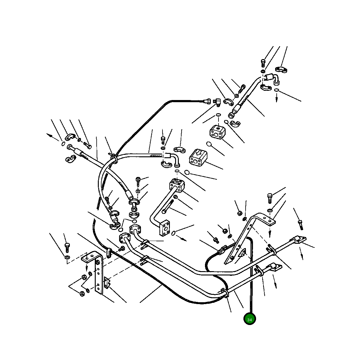 Трубка 425-875-1620 Komatsu