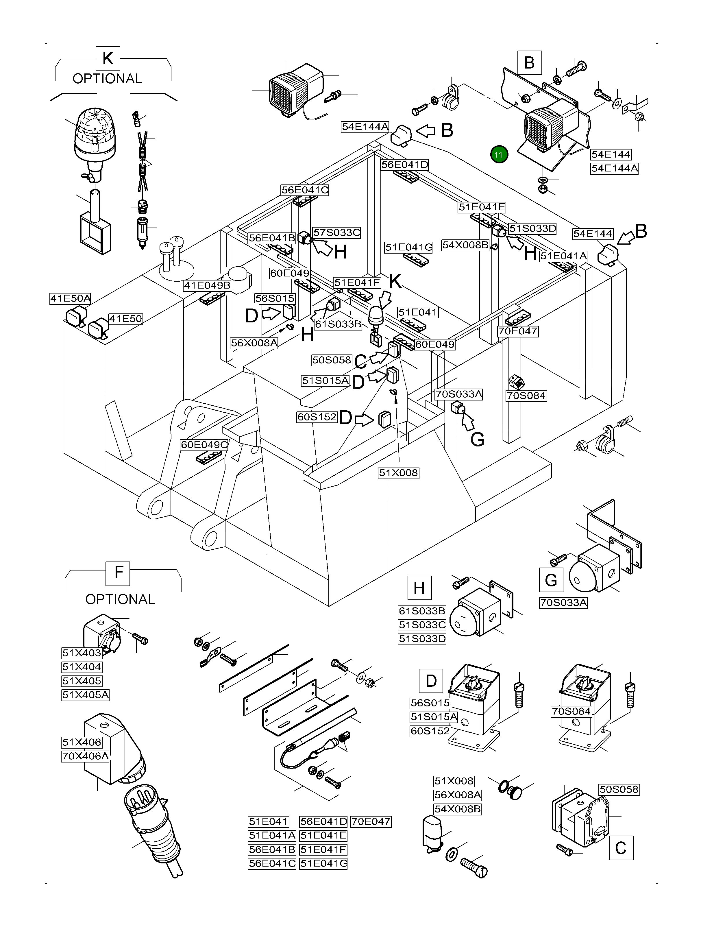 Фиксатор 949 021 40 Komatsu