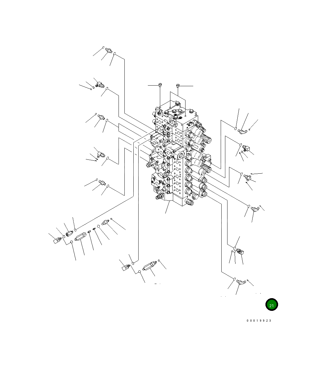Трубка 208-70-K3820 Komatsu
