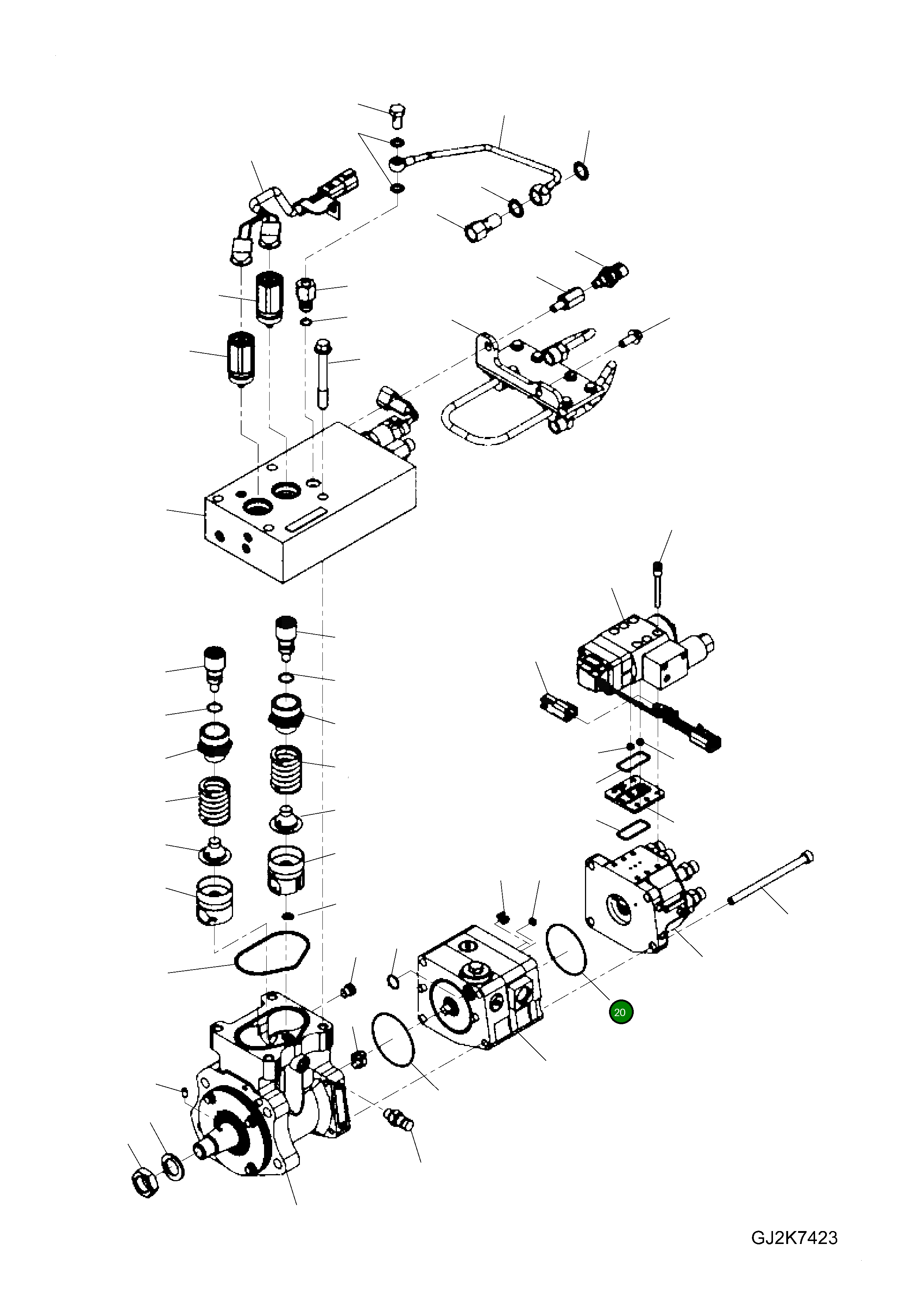 Уплотнение 6744-71-1240 Komatsu