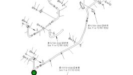 Трубка 196-49-34250 Komatsu