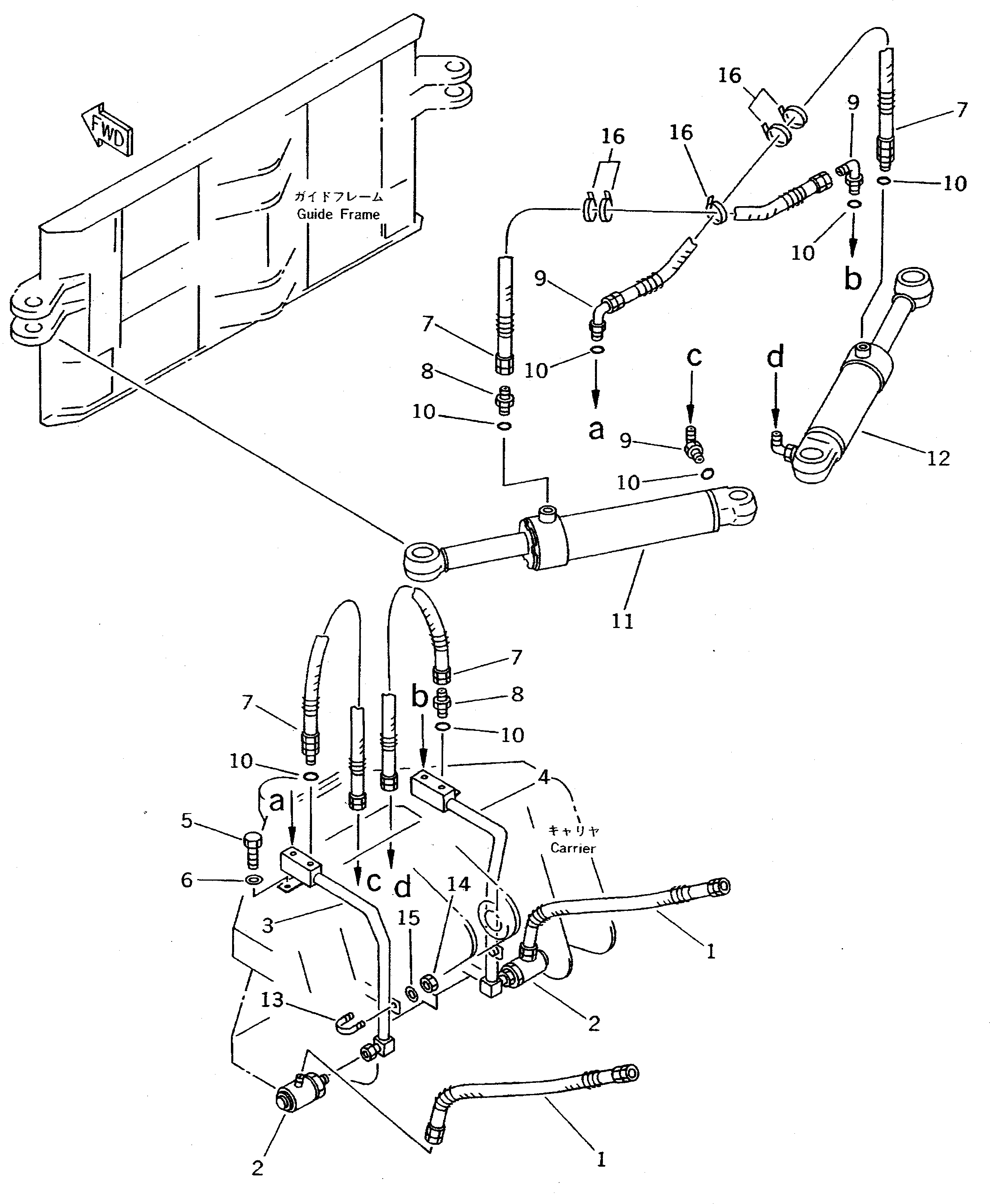 Трубка 415-905-1320 Komatsu