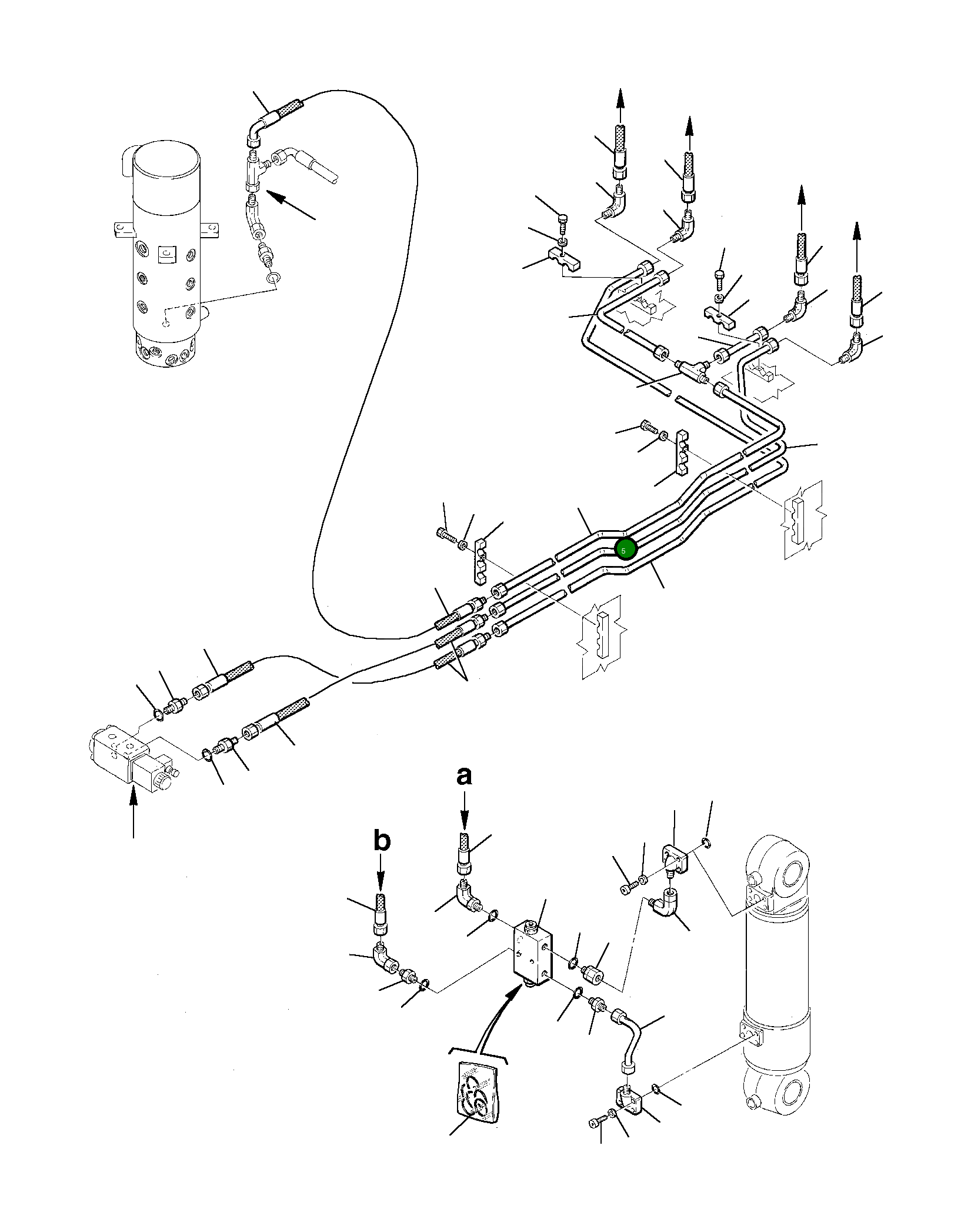 Труба 22E-62-11960 Komatsu