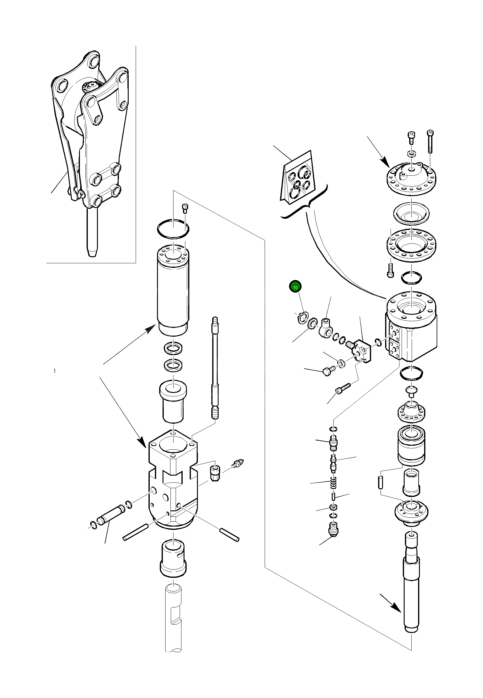 Стопорное кольцо 827010392 Komatsu