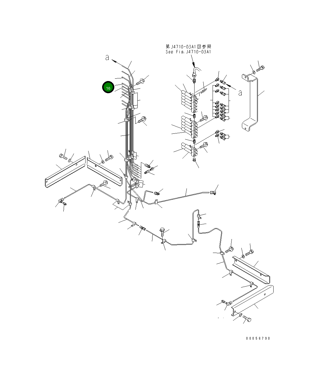 Трубка 427-S95-5430 Komatsu