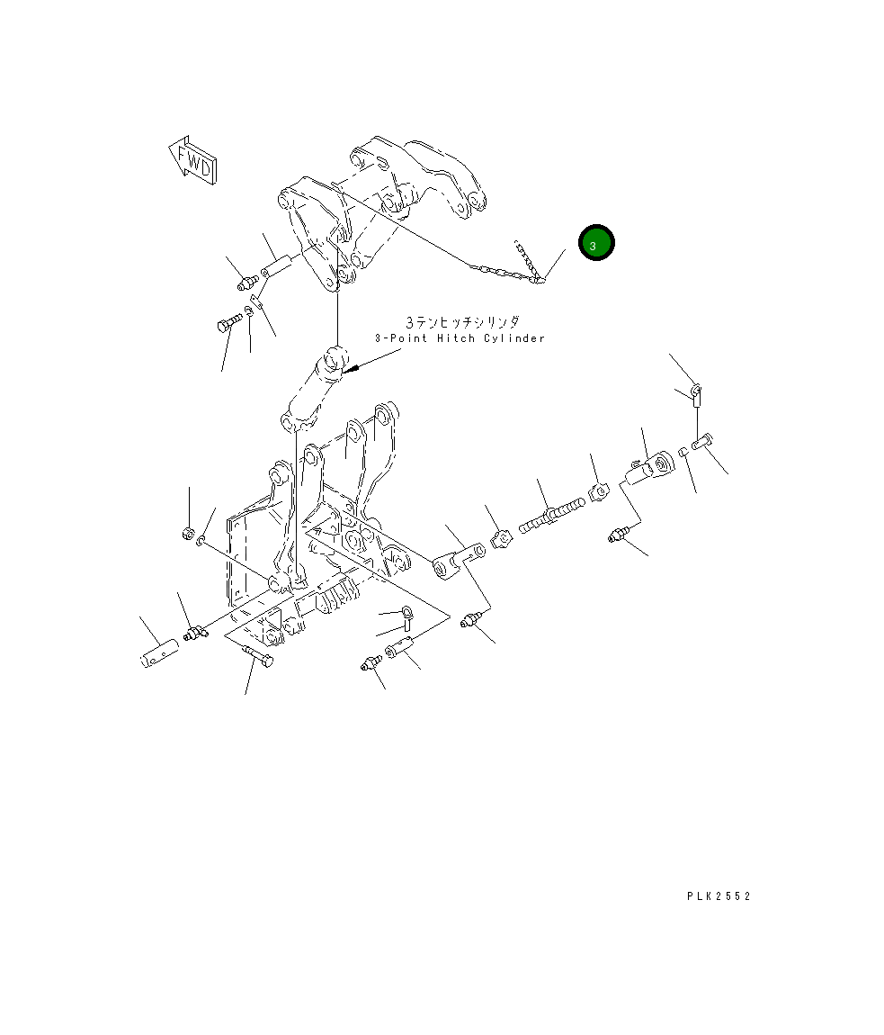 Цепь 120-X54-1180 Komatsu