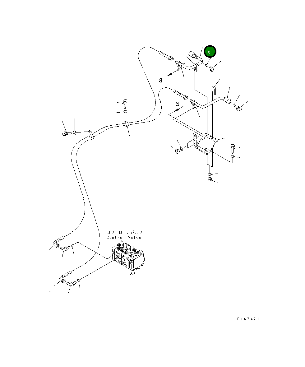 Трубка 124-78-51161 Komatsu