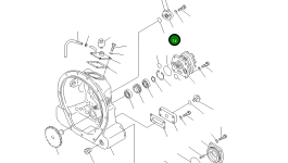 Трубка 102-10-43243 Komatsu
