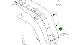 Трубка 209-62-73970 Komatsu