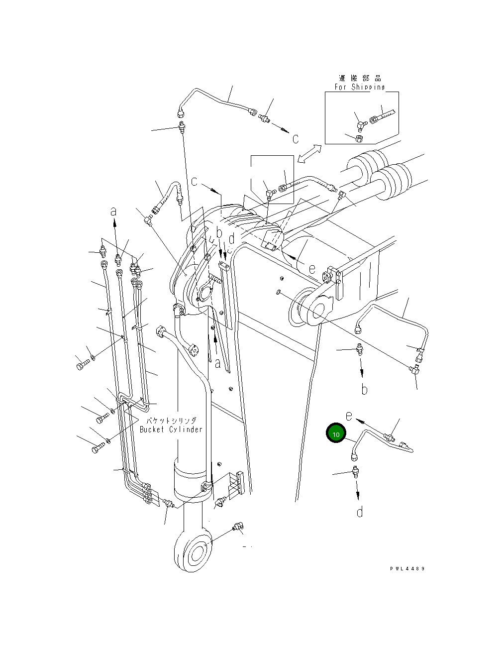 Трубка 209-70-75960 Komatsu