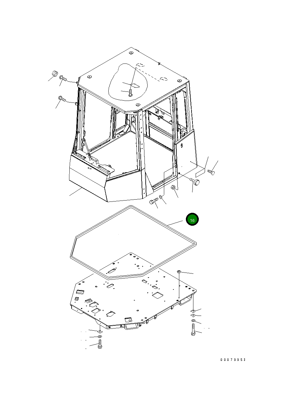 Уплотнение 424-56-21330 Komatsu
