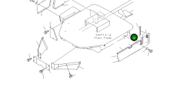 Уплотнение 416-Z97-2480 Komatsu