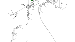 Угловой штуцер 500352109 Komatsu