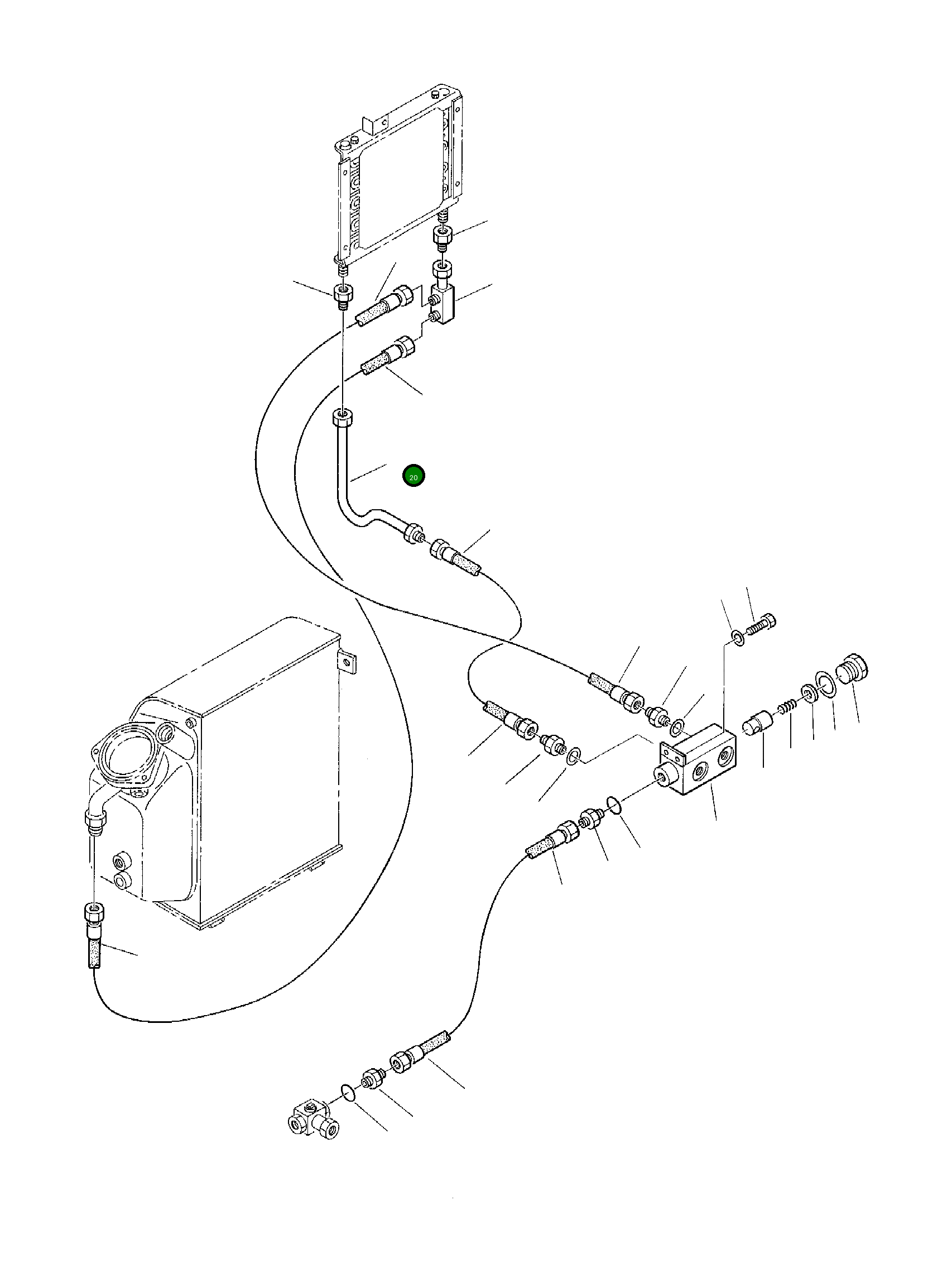 Труба 3F3062052 Komatsu