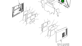Уплотнение 416-Z97-3550 Komatsu