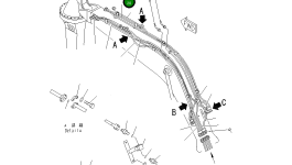 Трубка 203-966-1191 Komatsu