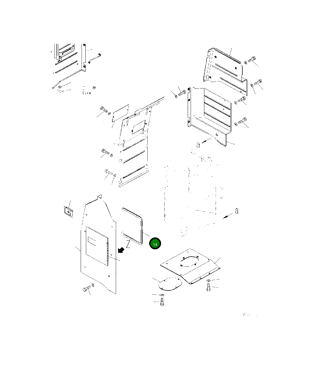 Уплотнение 425-43-58771 Komatsu