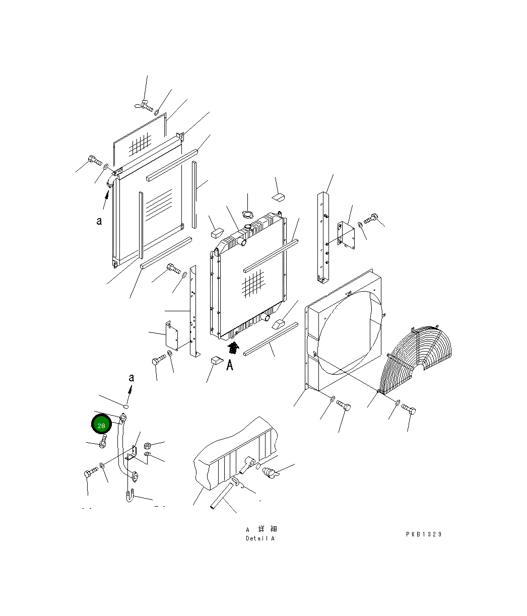 Трубка 207-03-61211 Komatsu