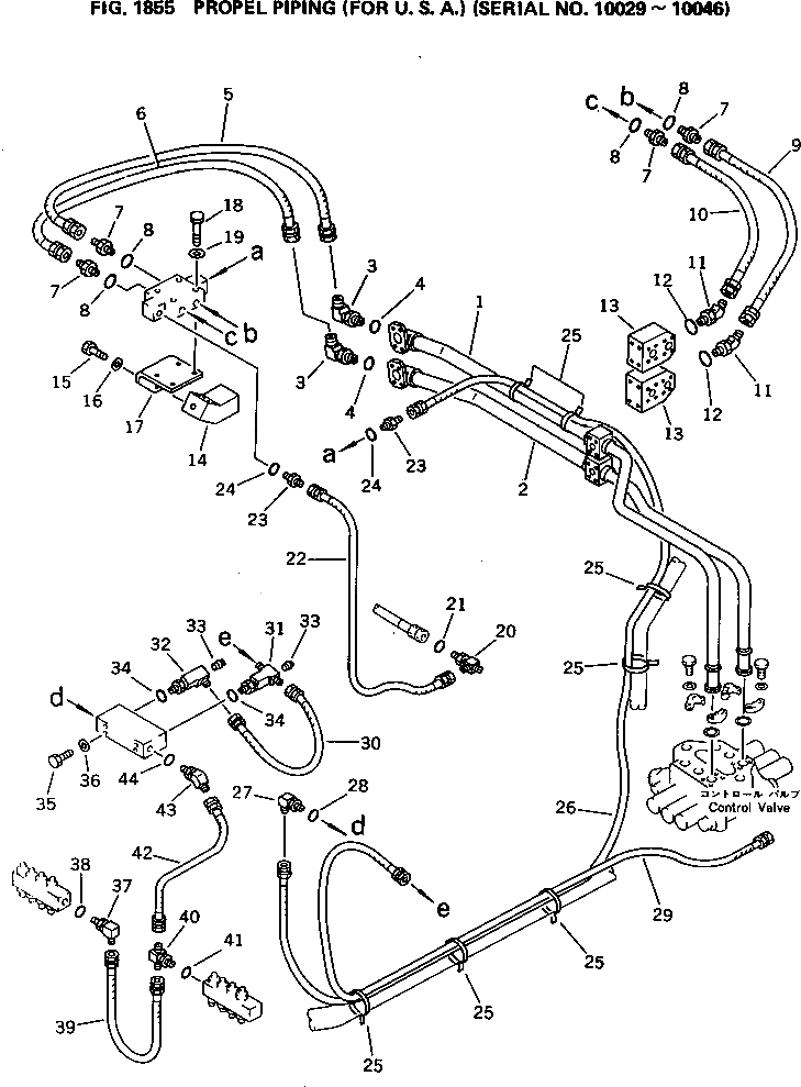 Трубка 209-62-37140 Komatsu