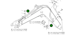 Трубка 22L-62-17250 Komatsu