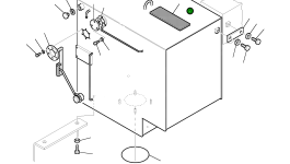 Топливный бак 21D-04-11111 Komatsu