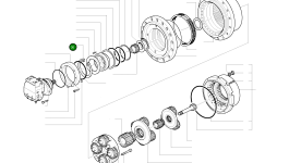 Стопорное кольцо 2.124-00059 Komatsu