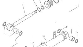 Цилиндр 233-63-52340 Komatsu