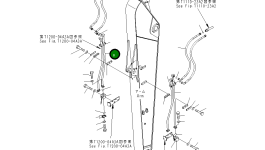 Трубка 20K-62-37630 Komatsu