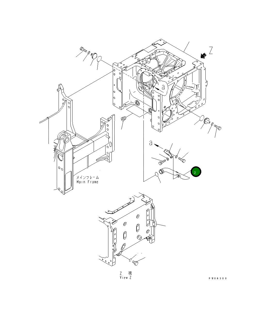 Трубка 134-49-61111 Komatsu