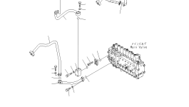 Трубка 207-970-6490 Komatsu