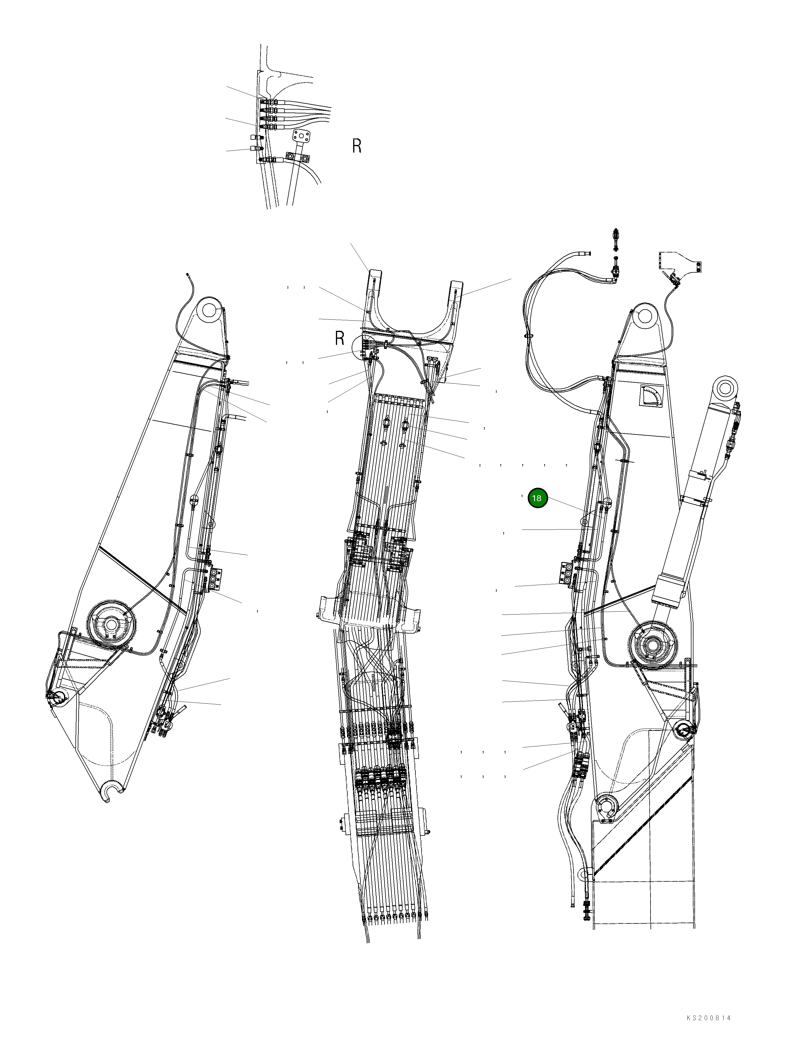 Трубка 209-62-KG540 Komatsu