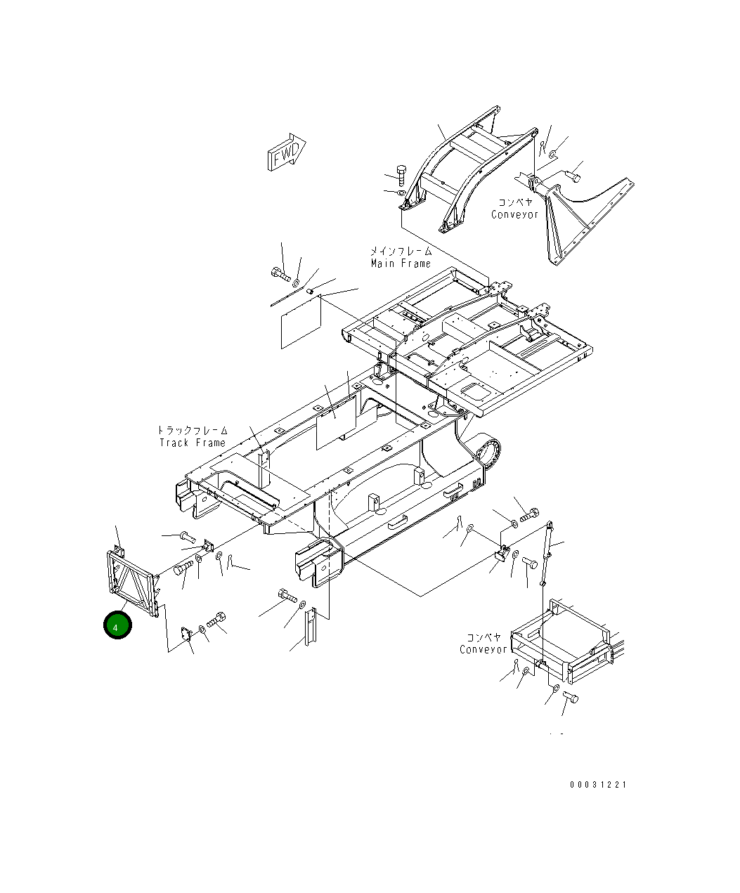 Стойка 8242-75-2622 Komatsu