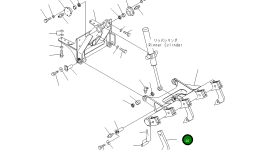 Хвостовик 23A-785-3150 Komatsu