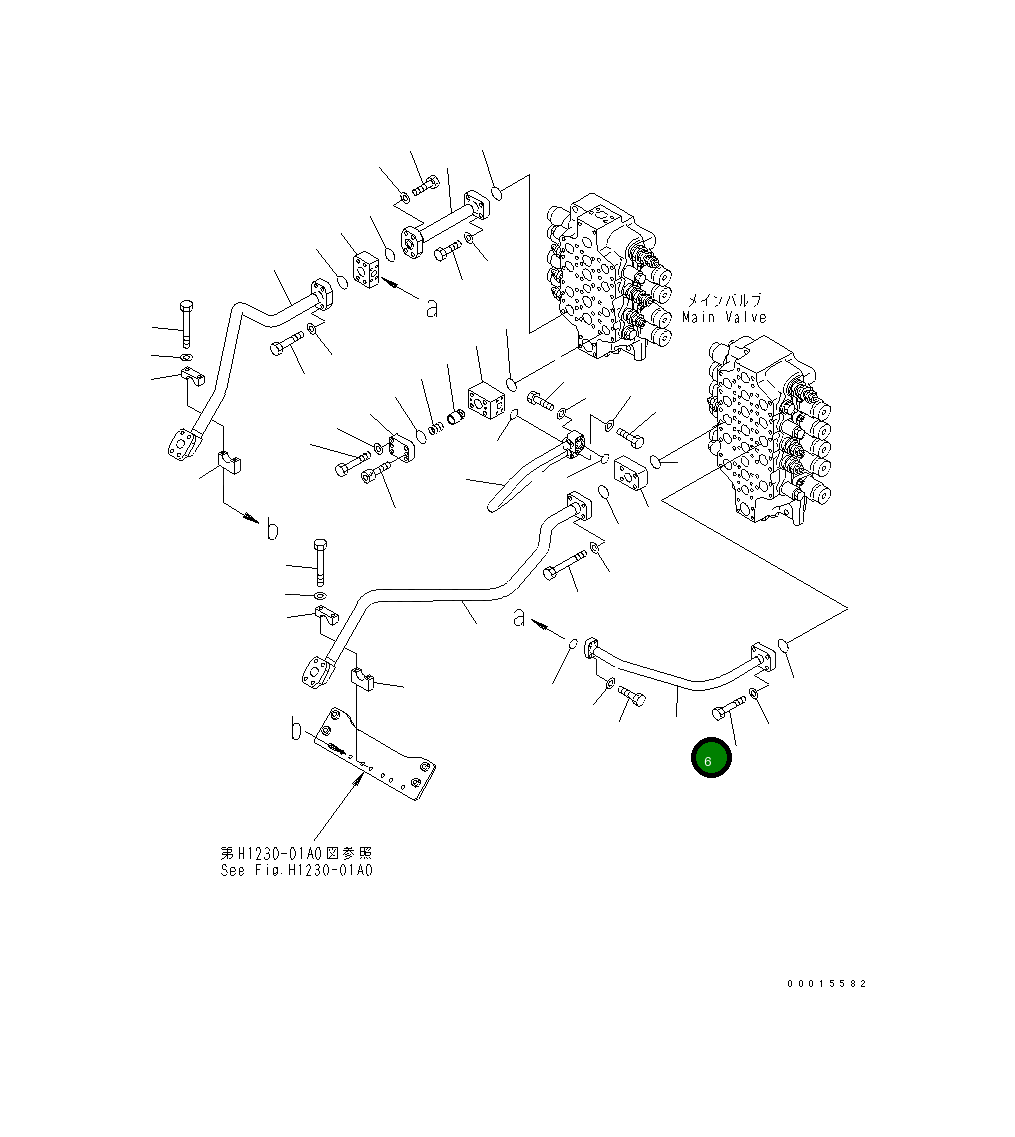 Трубка 209-62-73321 Komatsu