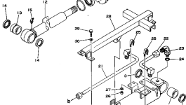 Трубка 20--63-76190 Komatsu